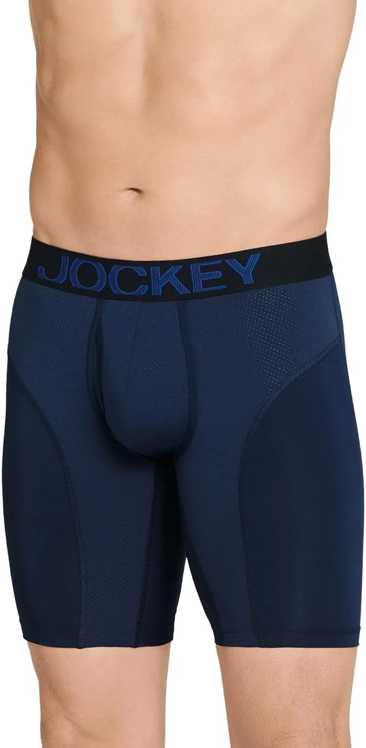 Jockey Men's Underwear RapidCool 10" Midway Brief
