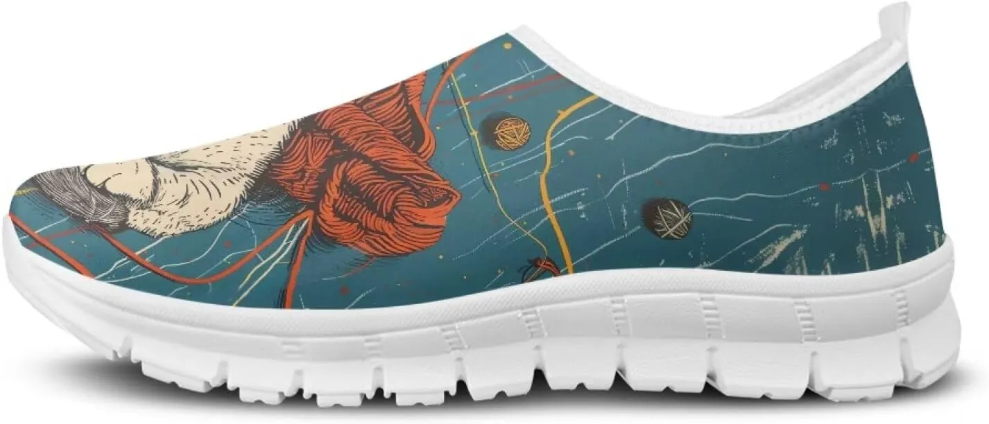 JoyLamoria Hummingbird Sneakers Low Top Flats Loafer Lightweight Walking Travel Shoes Girls 2025 Fashion Boat Shoes