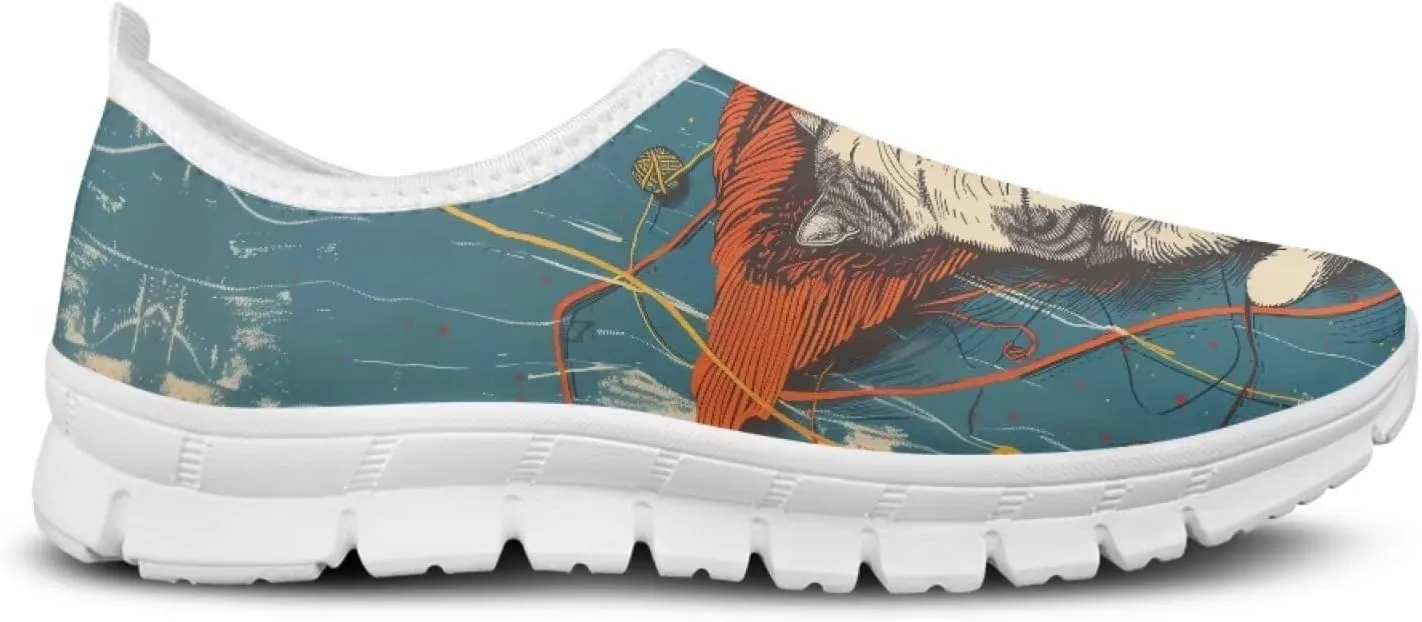 JoyLamoria Hummingbird Sneakers Low Top Flats Loafer Lightweight Walking Travel Shoes Girls 2025 Fashion Boat Shoes