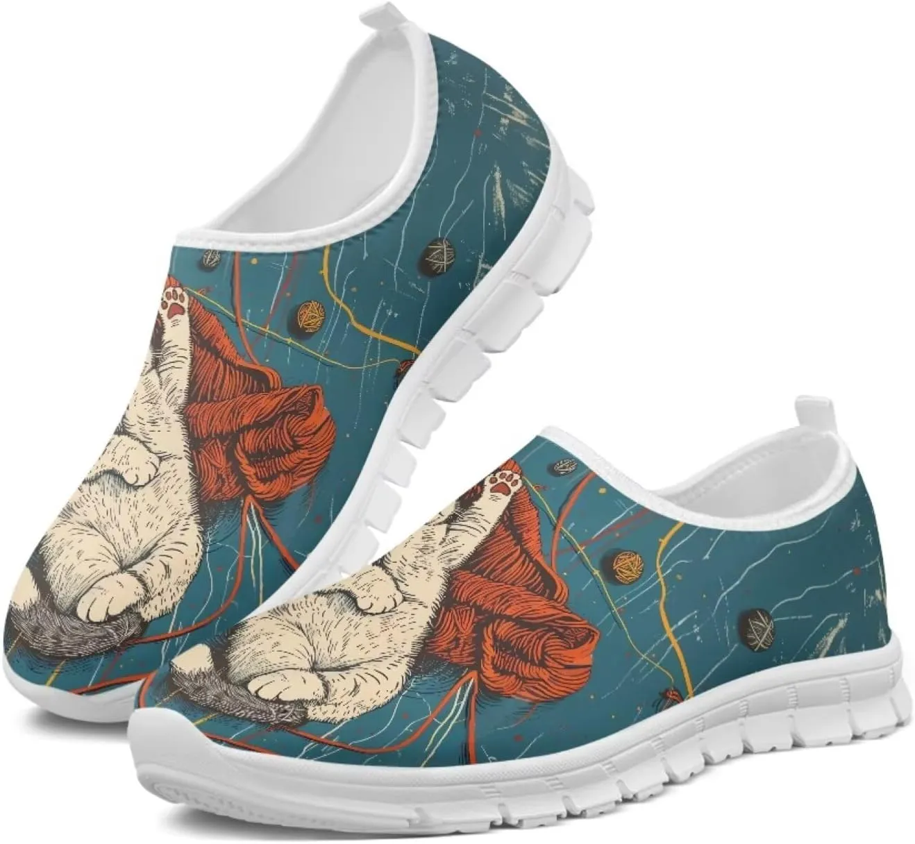 JoyLamoria Hummingbird Sneakers Low Top Flats Loafer Lightweight Walking Travel Shoes Girls 2025 Fashion Boat Shoes