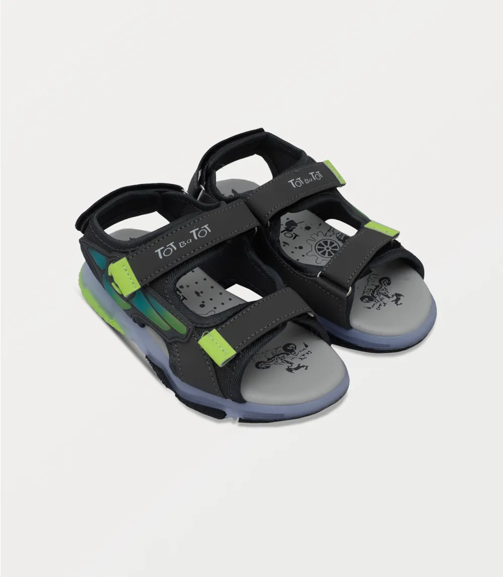 KB0258-GREY-Boy Sandal