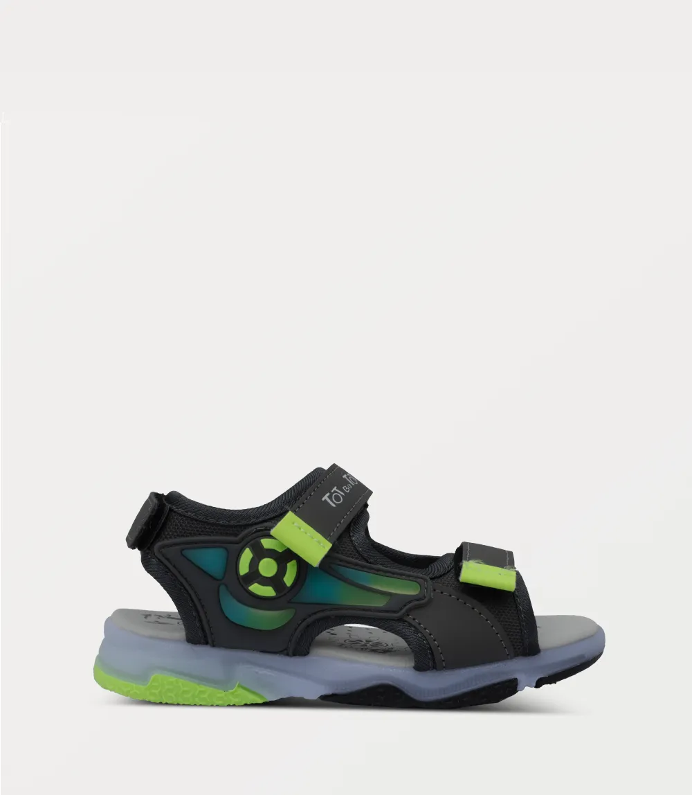 KB0258-GREY-Boy Sandal