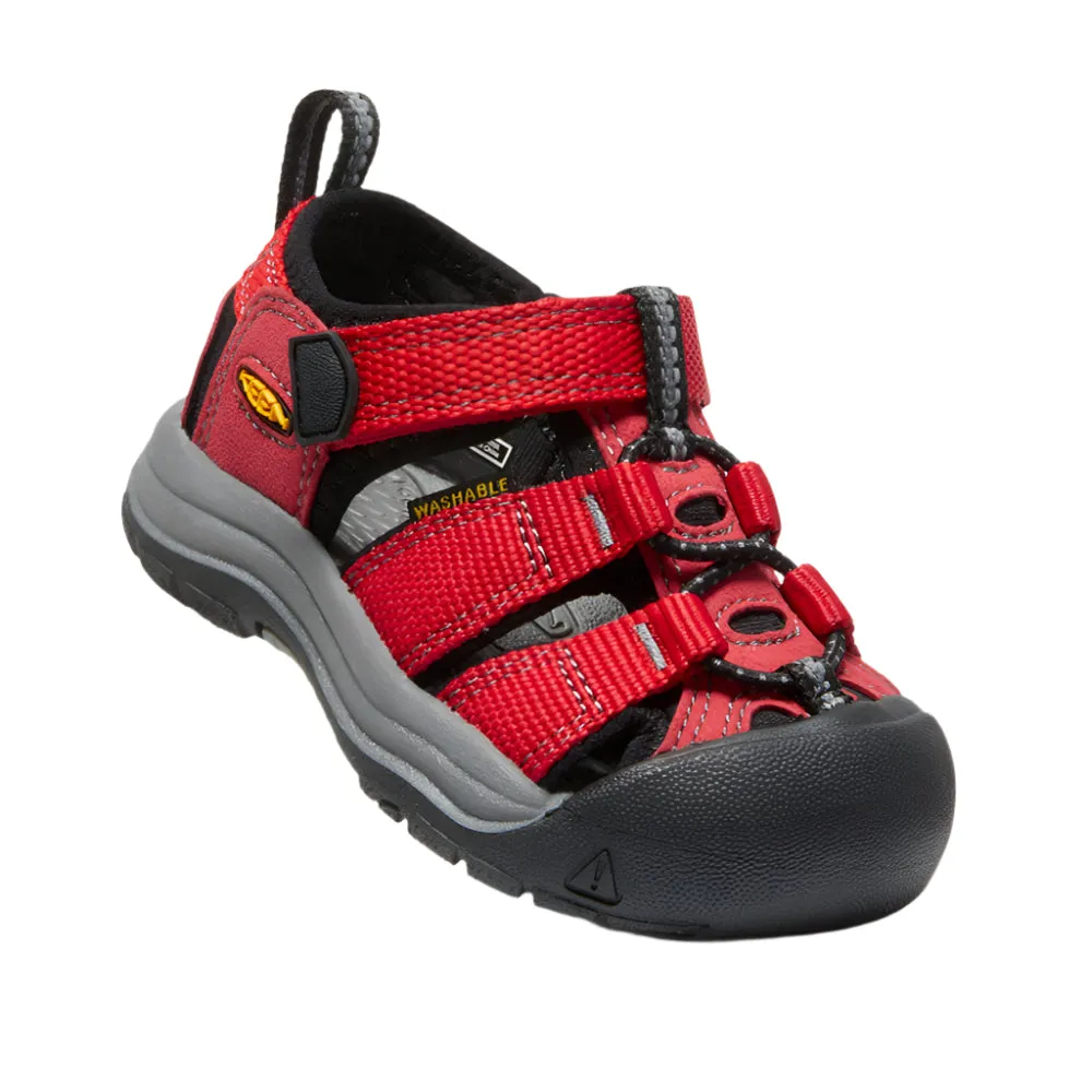 Keen Toddler Boy's Newport H2I Ribbon Red / Gargoyle