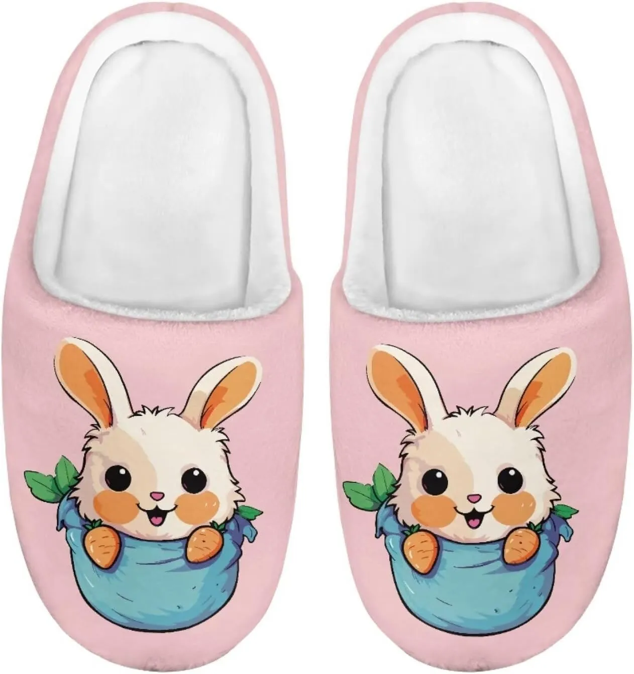 Kid Animal Plush Slipper Floral Fluffy Non-Slip Bedroom Winter Slipper Cozy Outdoor Home Cotton Slipper for Kid