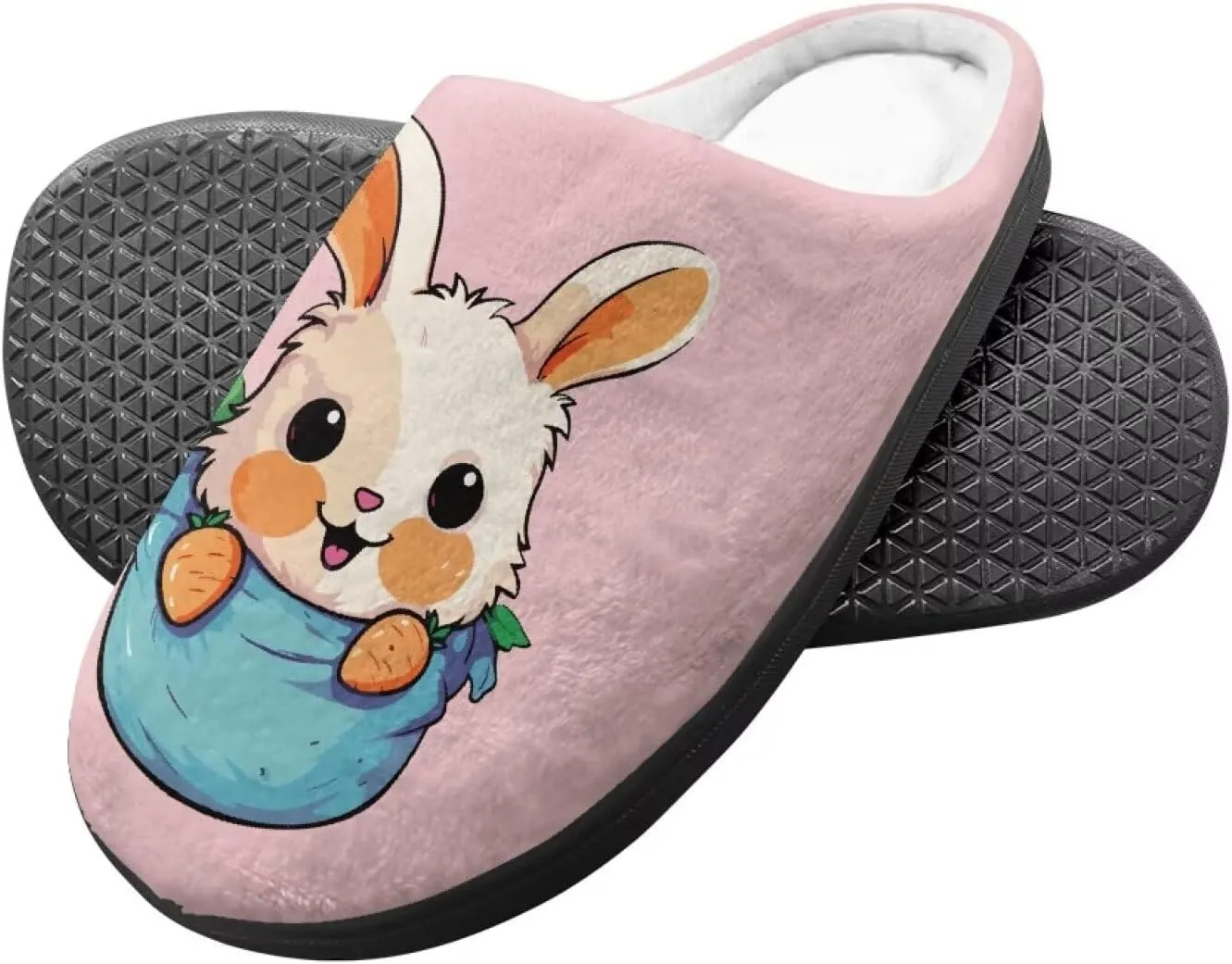 Kid Animal Plush Slipper Floral Fluffy Non-Slip Bedroom Winter Slipper Cozy Outdoor Home Cotton Slipper for Kid