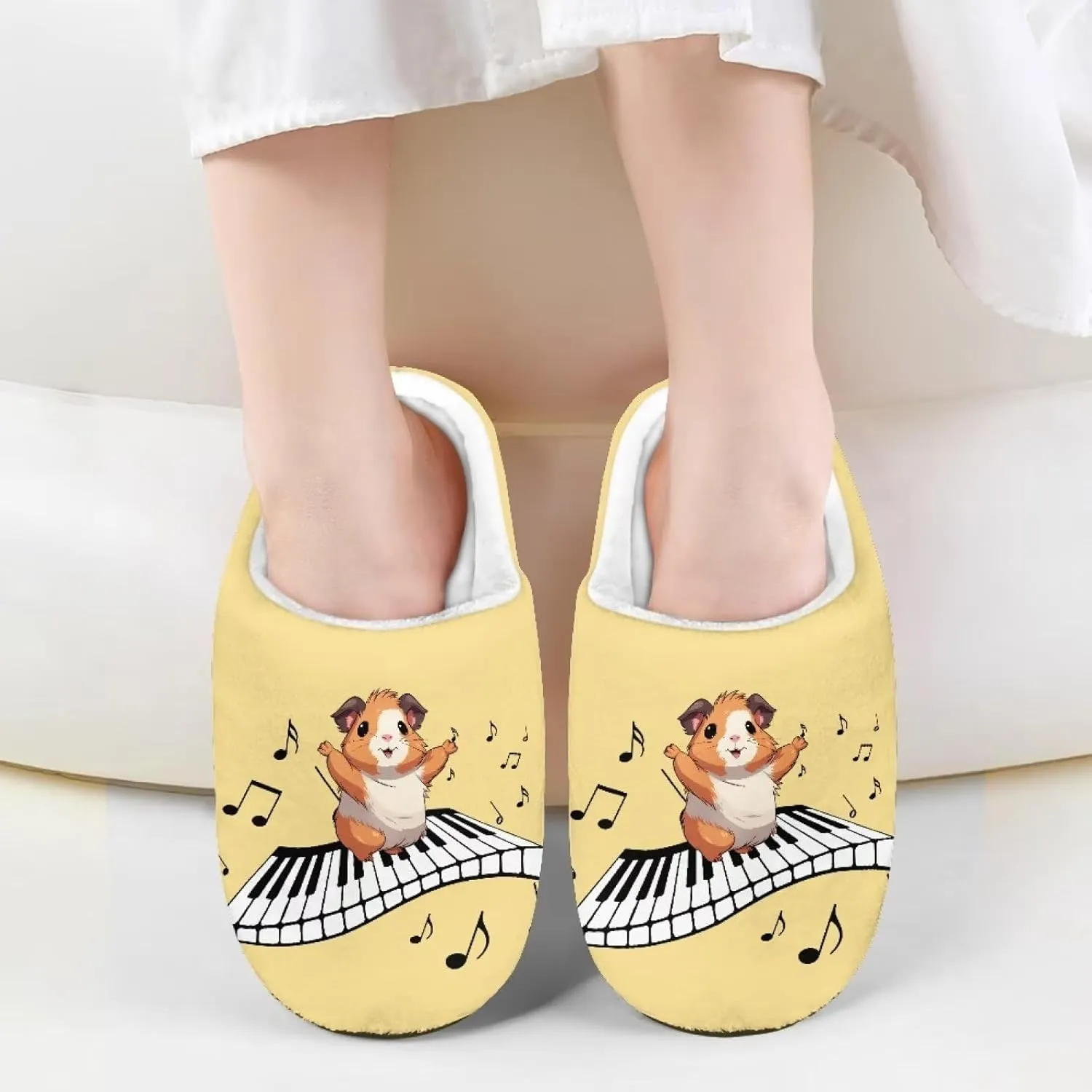 Kid Slippers for Boys Girls Fuzzy Non-slip House Slipper Winter Bedroom Shoes for Little Kids