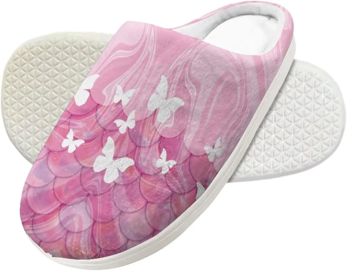 Kids Animal Cotton Slippers Slip-On Fuzzy Home Slippers Cozy Anti-Skid Plush Breathable Outdoor Slipper for Kids