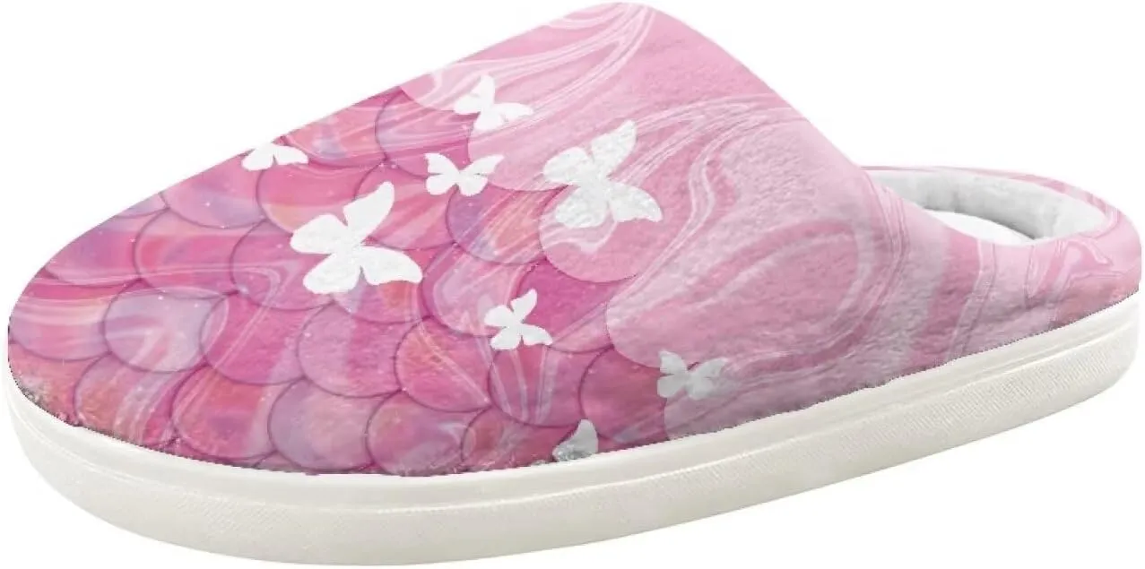 Kids Animal Cotton Slippers Slip-On Fuzzy Home Slippers Cozy Anti-Skid Plush Breathable Outdoor Slipper for Kids