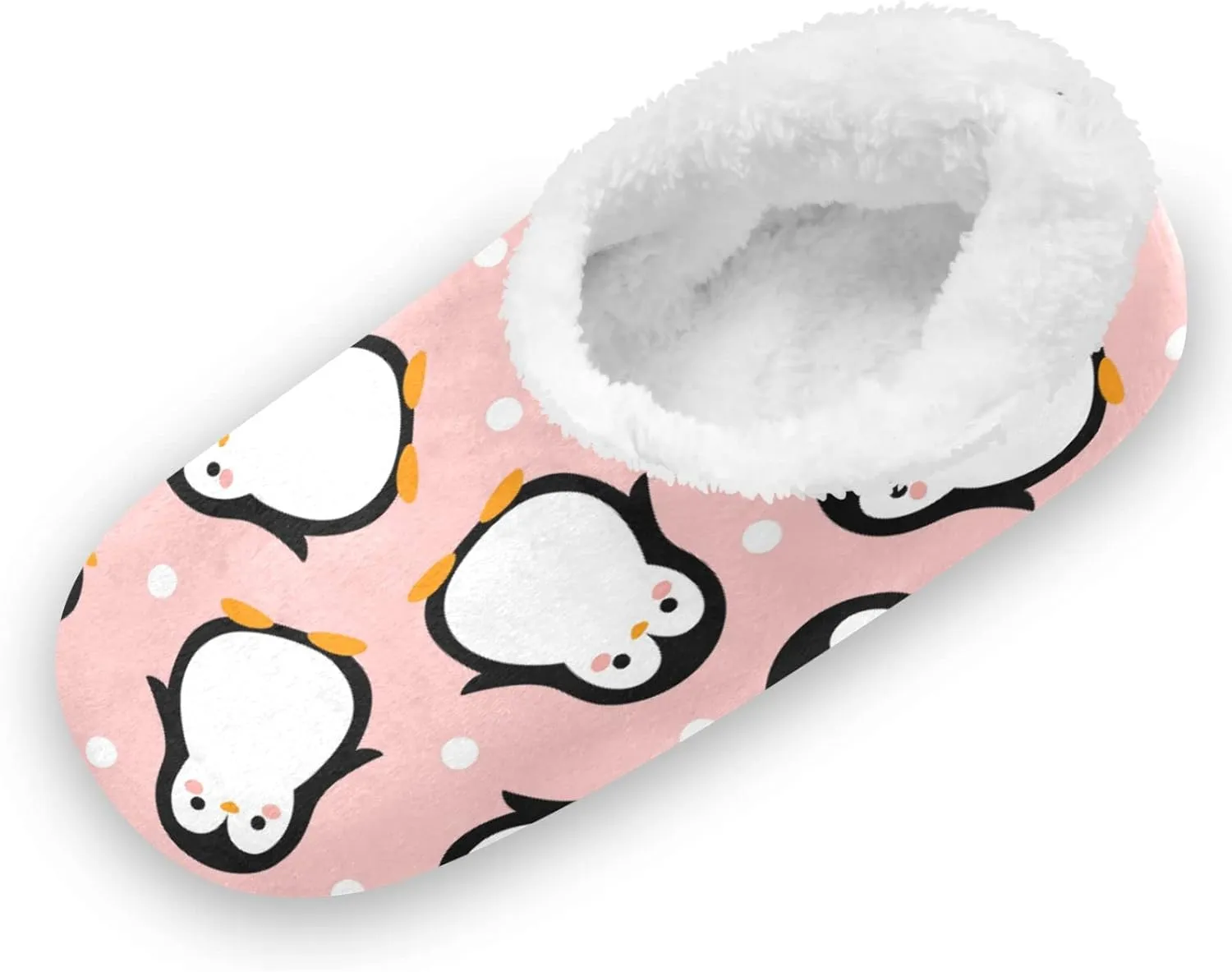 Kids Boys Girls Slippers Soft Memory Foam Indoor Toddler House Slipper Non Slip Spa Travel Household Shoes for Winter Home Bedroom Christmas Halloween Cow Car Duck Leopard..