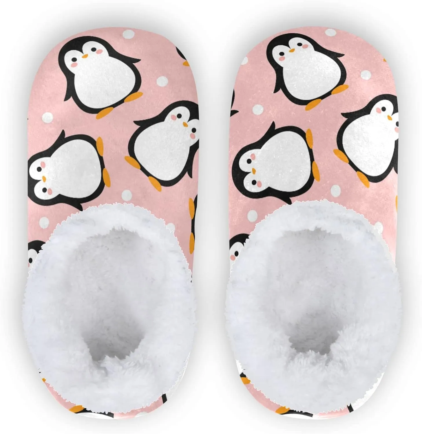 Kids Boys Girls Slippers Soft Memory Foam Indoor Toddler House Slipper Non Slip Spa Travel Household Shoes for Winter Home Bedroom Christmas Halloween Cow Car Duck Leopard..