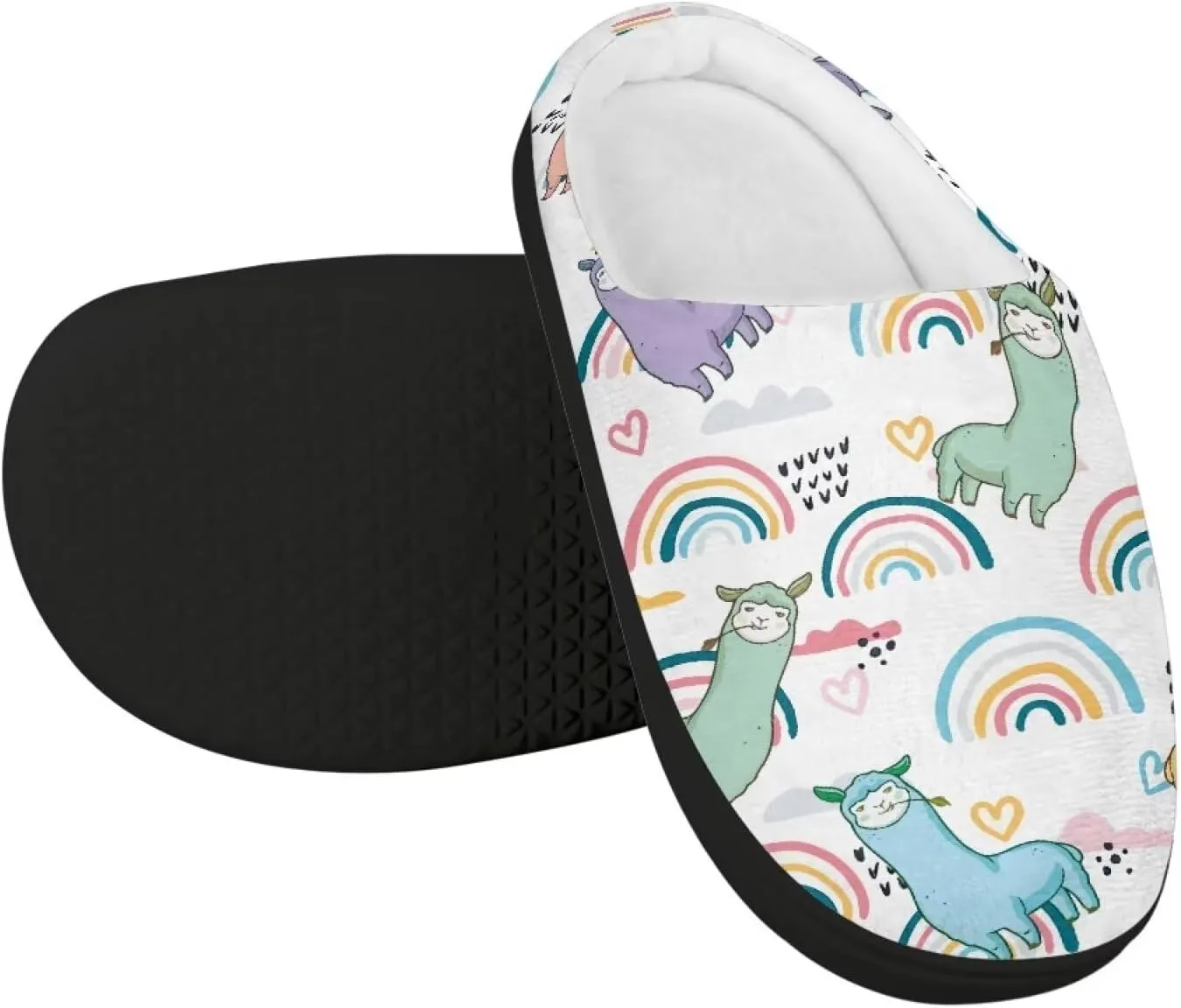 Kids Slip-On Fuzzy House Slipper Outdoor Cozy Non-Slip Slippers Warm Cute Slippers for Toddler Boys GirlsLittle kids US 9-15