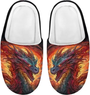 Kids Slippers for Girls Boys - Plush Fuzzy Indoor Shoes