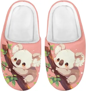Kids Slippers for Girls Boys - Plush Fuzzy Indoor Shoes
