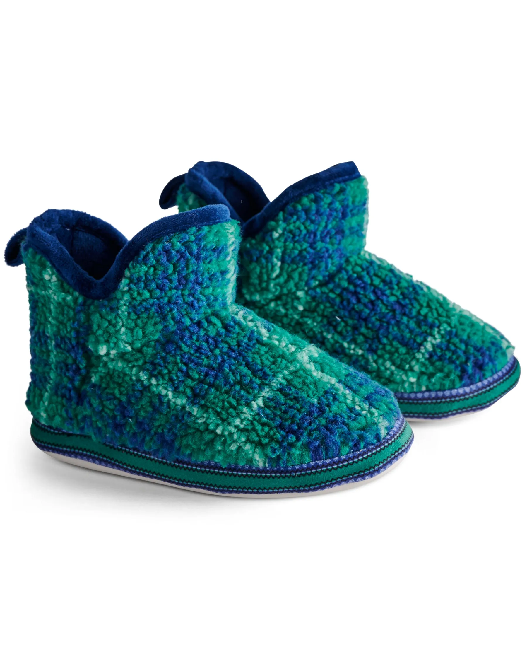 Kip & Co Wilderness Tartan Sherpa Kids Ankle Boot