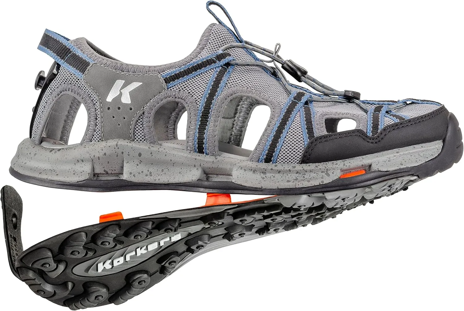Korkers Men's Swift Sandal - Summer Adventure Versatility Water Sandal