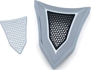 Kuryakyn 7396 Motorcycle Accent Accessory: Krusader Horn Cover for 1995-2019 Harley-Davidson Motorcycles, Chrome