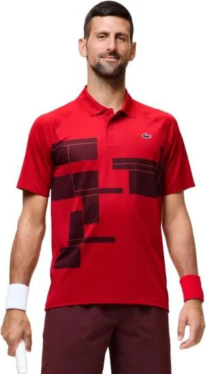 Lacoste Men's Sport Tennis X Novak Djokovic Regular Fit on Court Polo Shirt