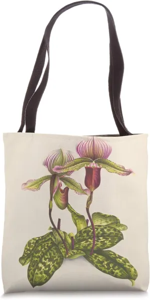 Lady Slipper Gift Orchid Flower Lover Orchid Whisperer Tote Bag