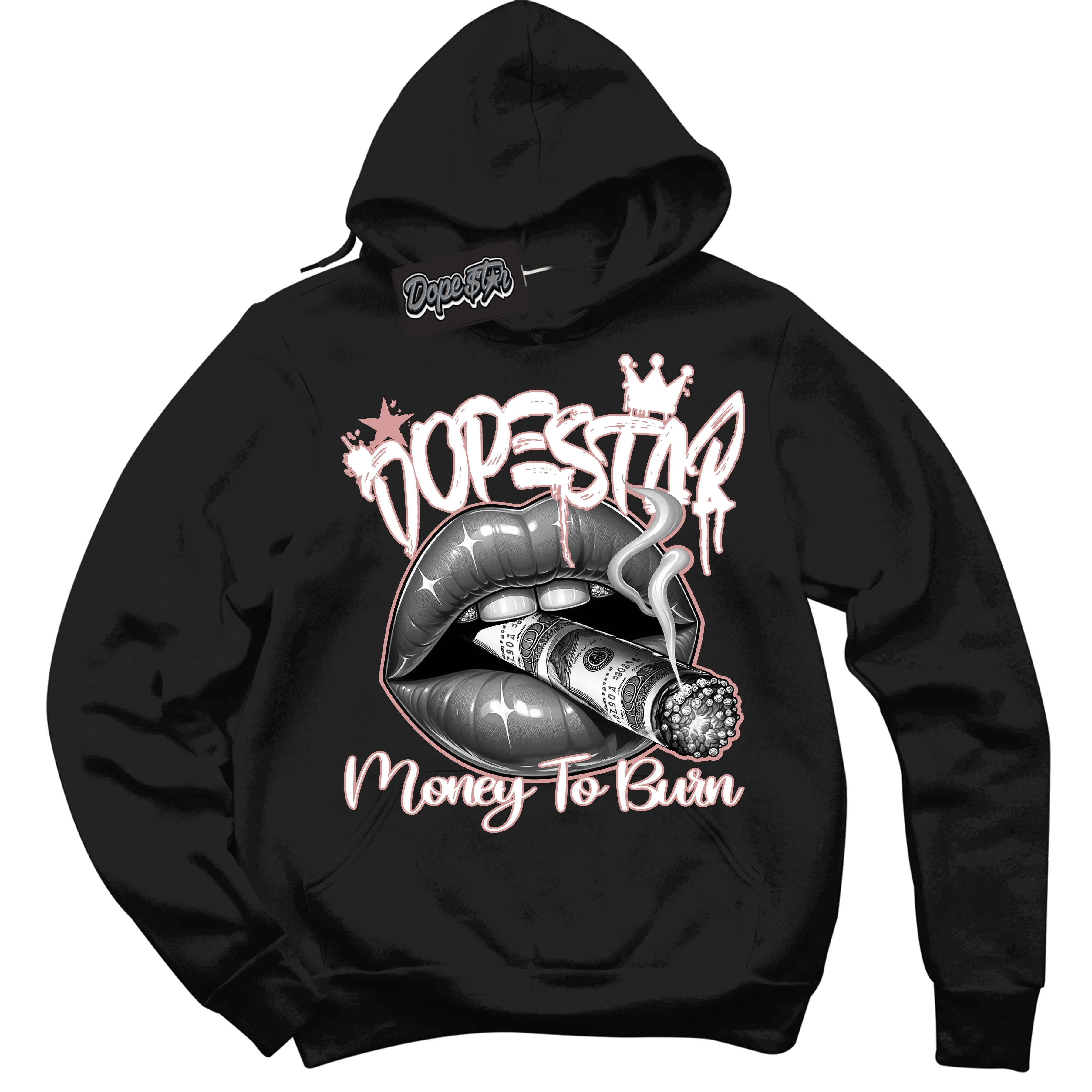 Legend Pink 1s Sneaker Hoodie Money To Burn Graphic
