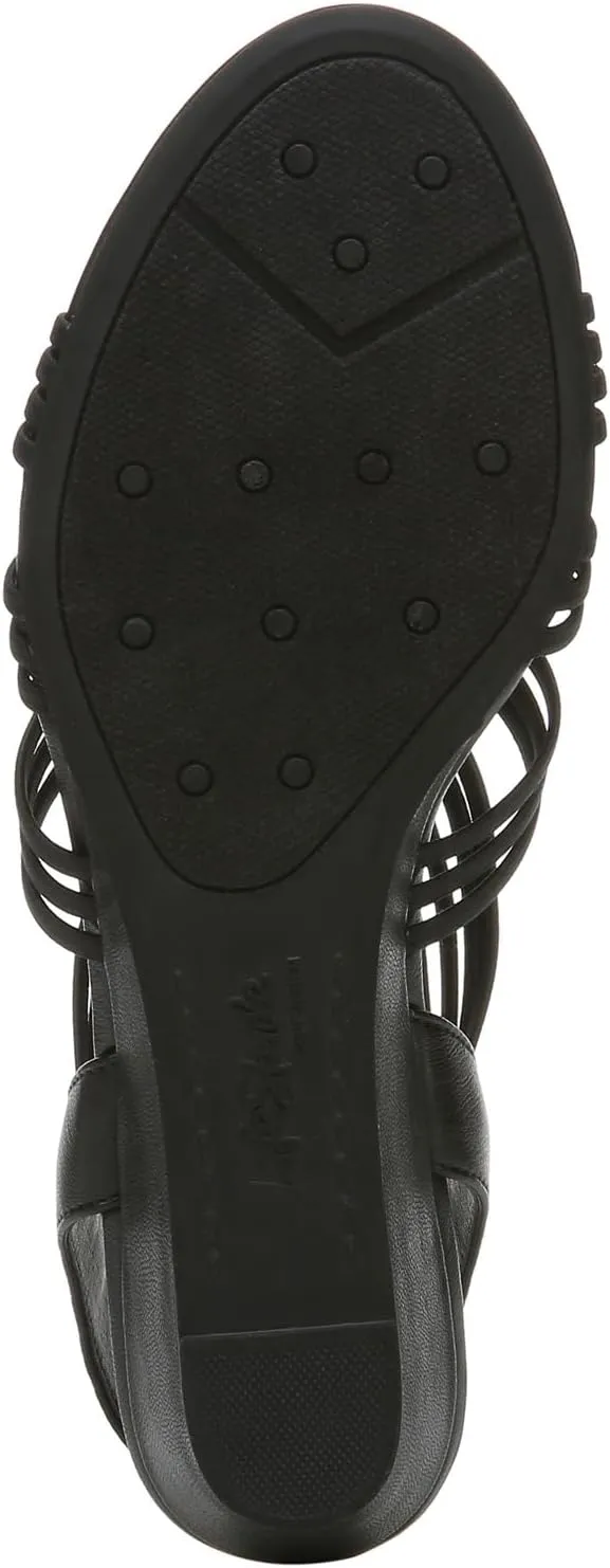 Lifestride Women's Yvette Strappy Wedge Sandal