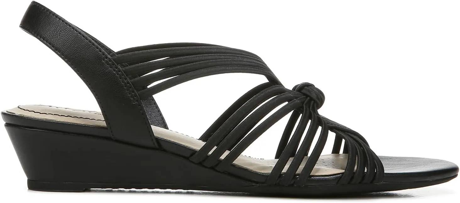Lifestride Women's Yvette Strappy Wedge Sandal