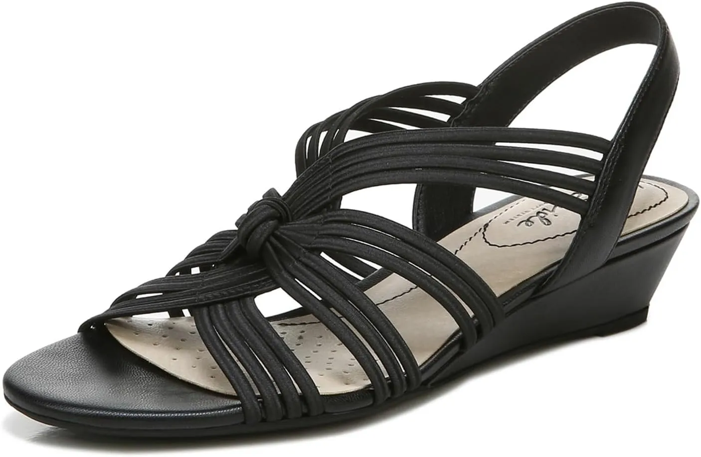 Lifestride Women's Yvette Strappy Wedge Sandal