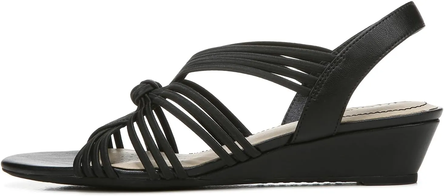 Lifestride Women's Yvette Strappy Wedge Sandal
