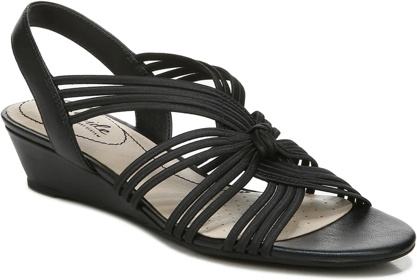 Lifestride Women's Yvette Strappy Wedge Sandal