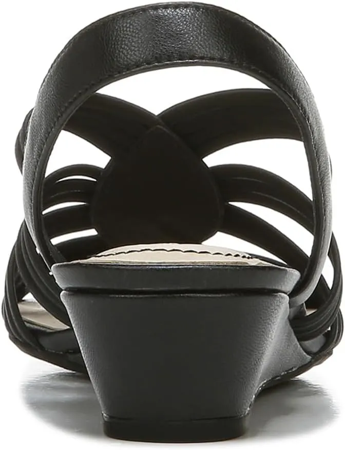 Lifestride Women's Yvette Strappy Wedge Sandal