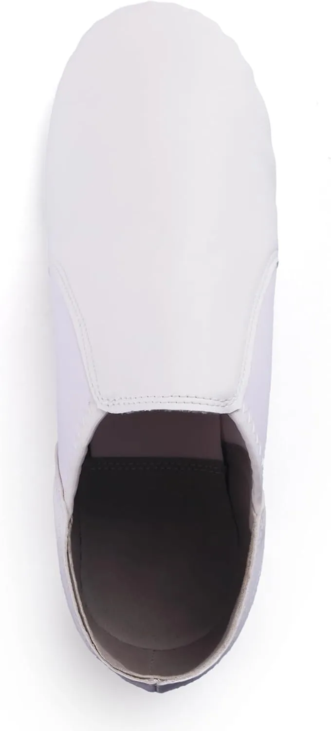 Linodes Unisex 006 PU Leather Upper Slip-on Jazz Shoe for Women and Men's Dance Shoes