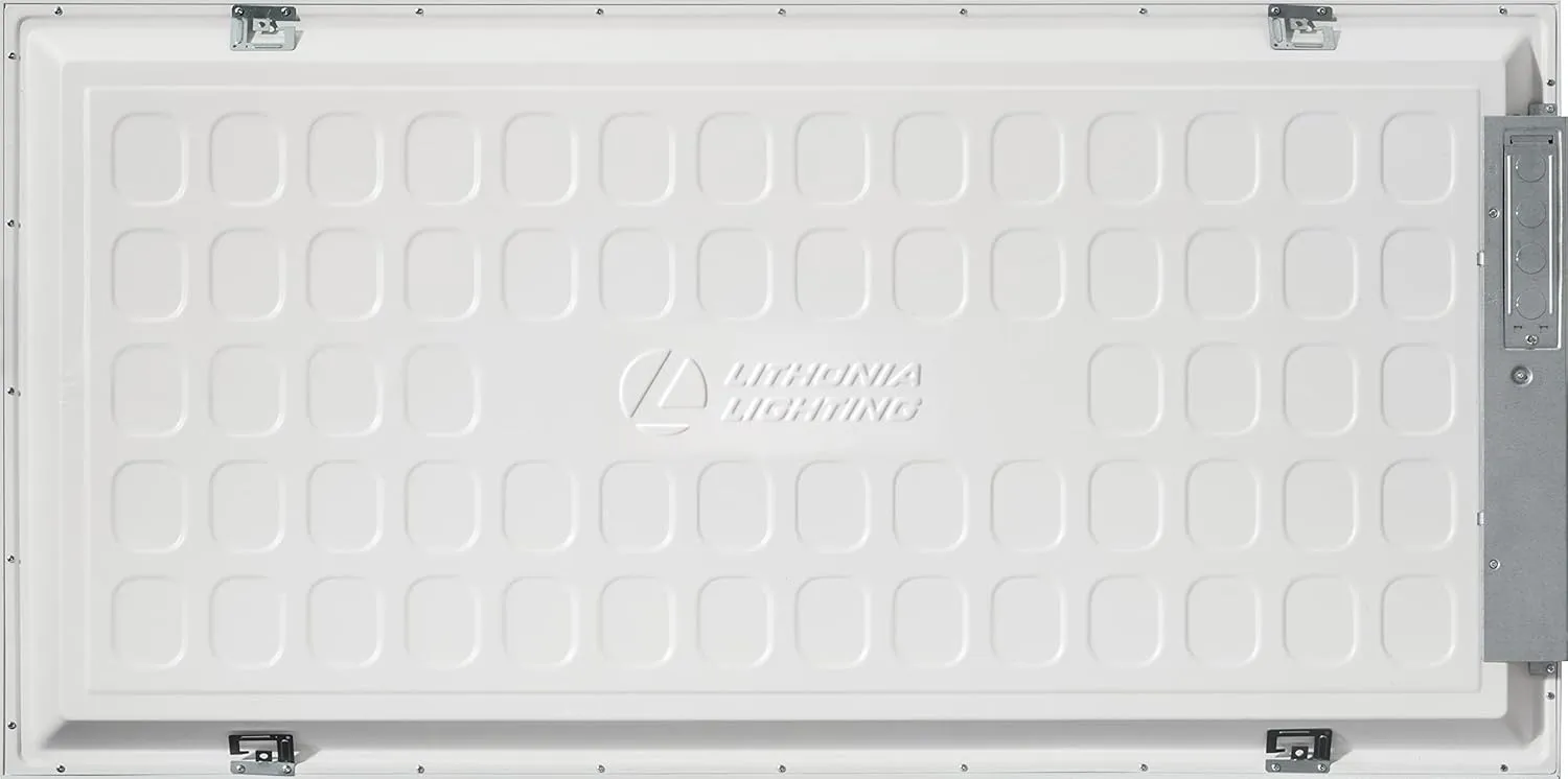 Lithonia Lighting CPX 2x4 LED Flat Panel Light, 2 ft. x 4 ft. LED Light Panel, Ceiling Lighting Fixture for Shop Lighting, 4000 Lumens, 4000K Cool White, Smooth Satin Lens
