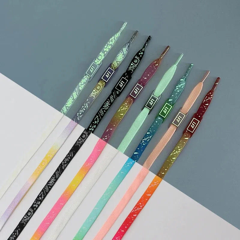 Luminous Glow AF1 Shoelaces - 4Pcs Sneaker Decor