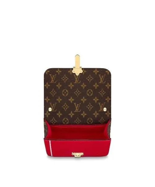 LV Cherrywood BB Smooth Patent Monogram Griotte