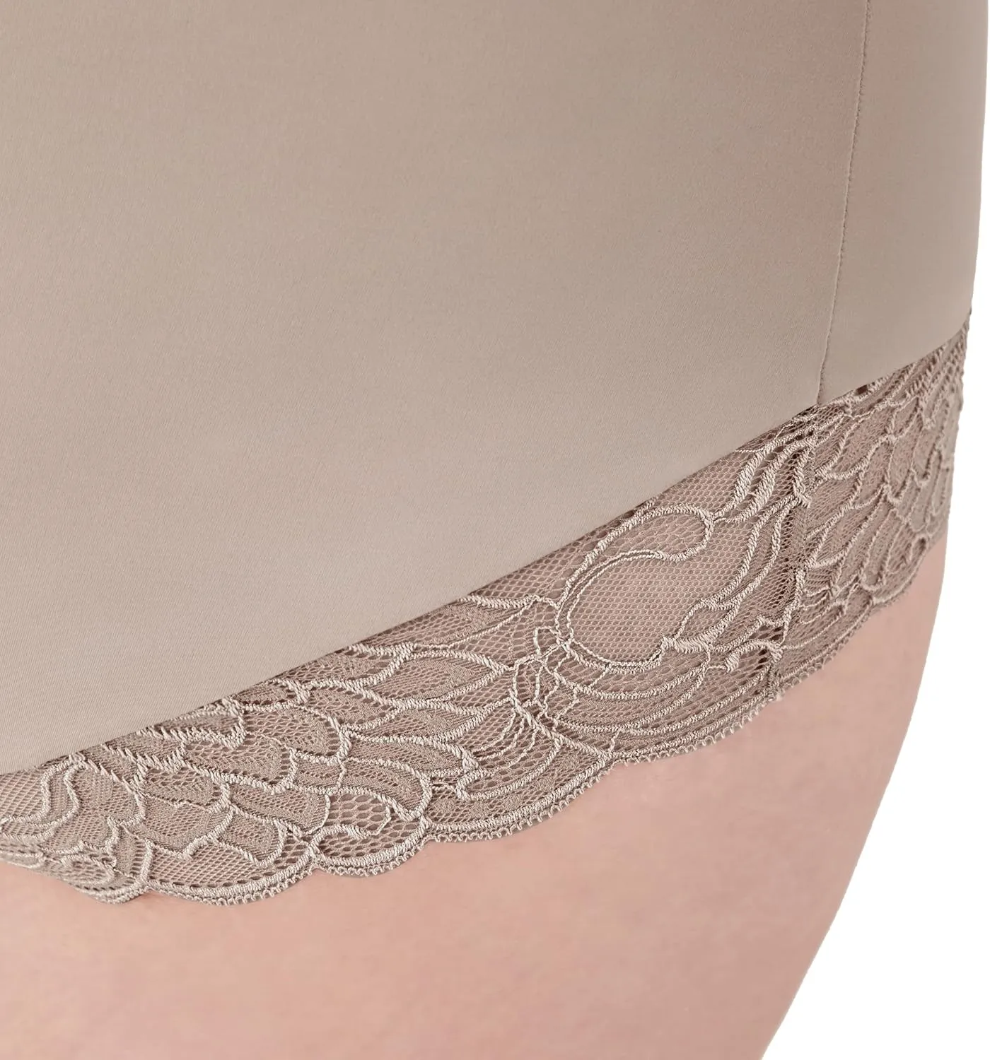 Maidenform Women's Shapewear Underwear, Tummy Control Shapewear Panties, Eco Lace Firm Control Shaping Brief, Mid Rise