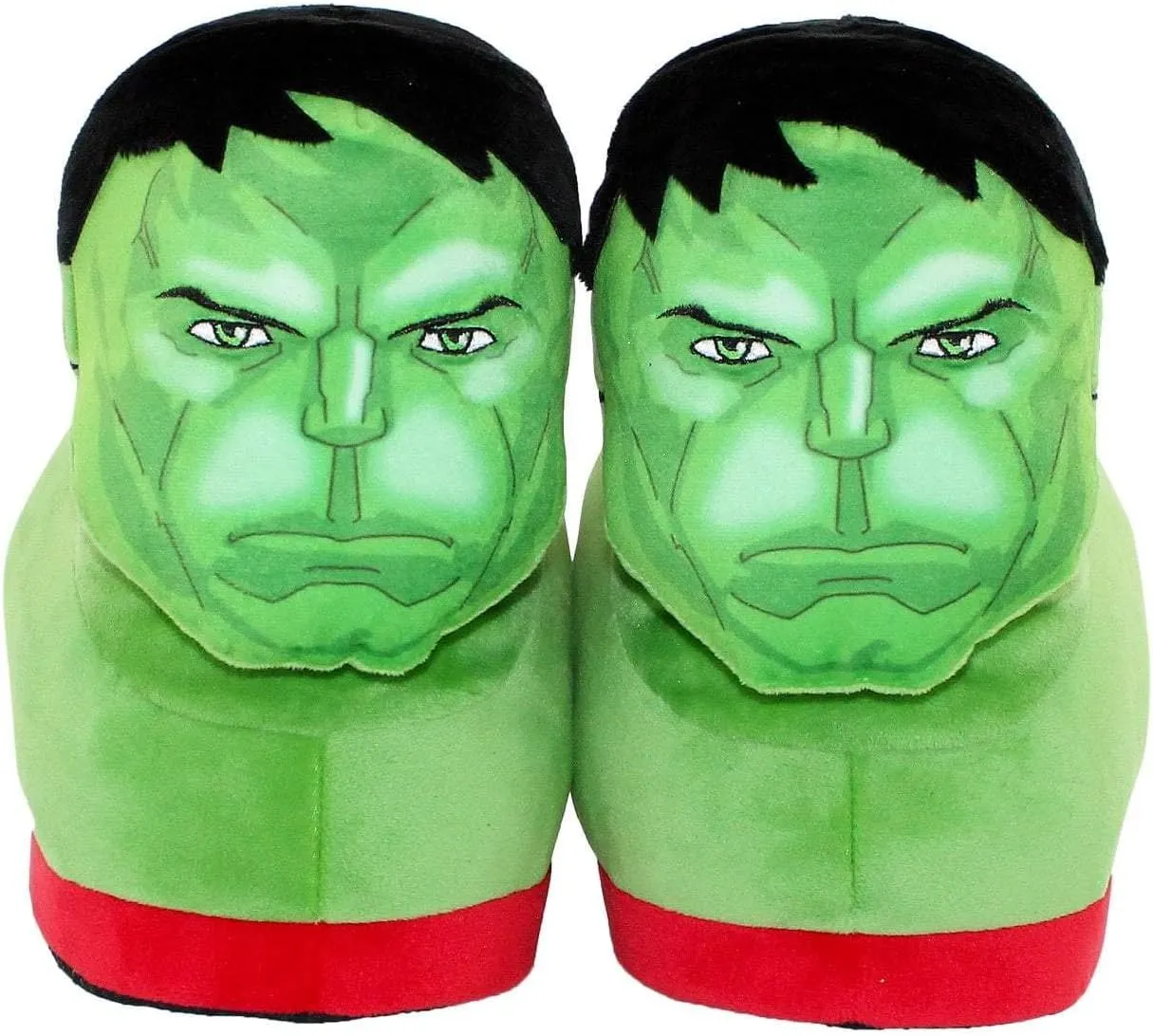 Marvel Slippers from Happy Feet - Officially Licensed Slippers for Kids & Adults - Superhero Character Slippers for Boys, Girls, Men, & Women - Happy Feet Mens & Womens Fluffy Slippers