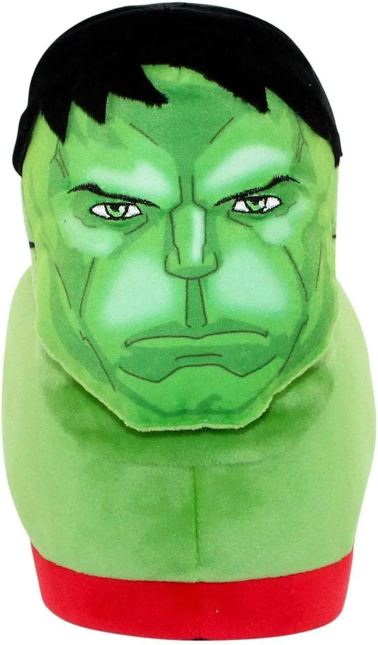 Marvel Slippers from Happy Feet - Officially Licensed Slippers for Kids & Adults - Superhero Character Slippers for Boys, Girls, Men, & Women - Happy Feet Mens & Womens Fluffy Slippers