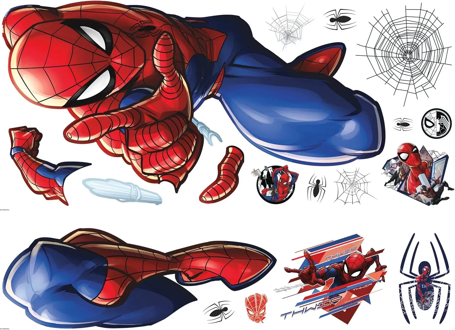 Marvel Spider-Man Giant Peel and Stick Wall Decals by RoomMates, RMK4234GM