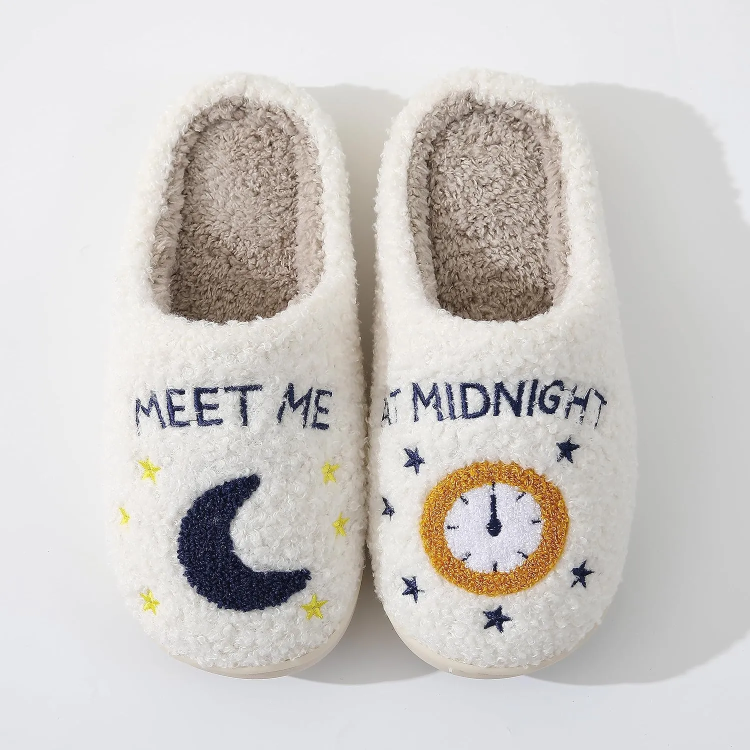 Meet Me At Midnight Merch Slippers For Women Men Cartoon Fuzzy Slippers Winter Cozy Soft For Indoor Outdoor Slippers