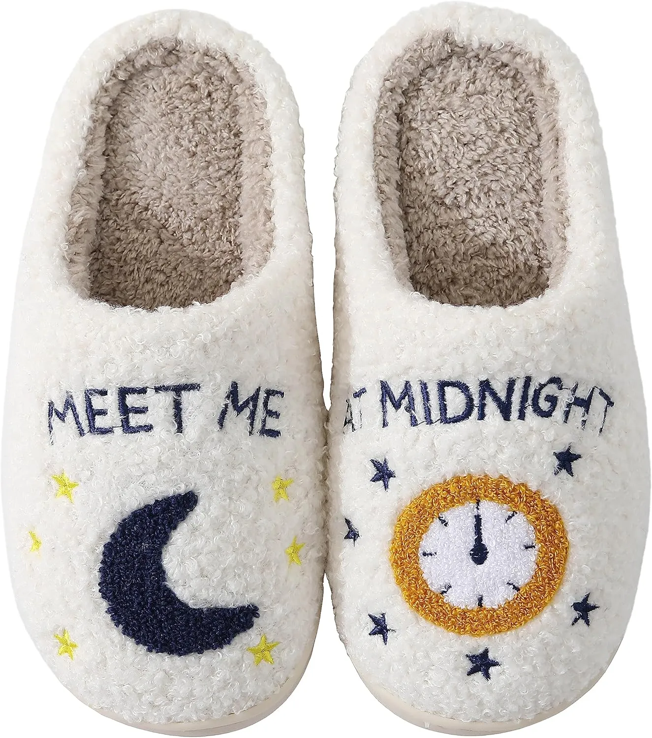 Meet Me At Midnight Merch Slippers For Women Men Cartoon Fuzzy Slippers Winter Cozy Soft For Indoor Outdoor Slippers