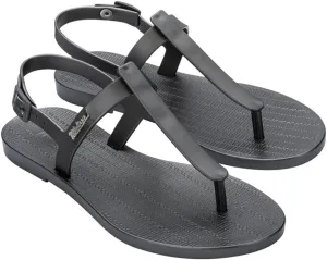 Melissa Sun Ventura Sandal for Women, Graphite, 9