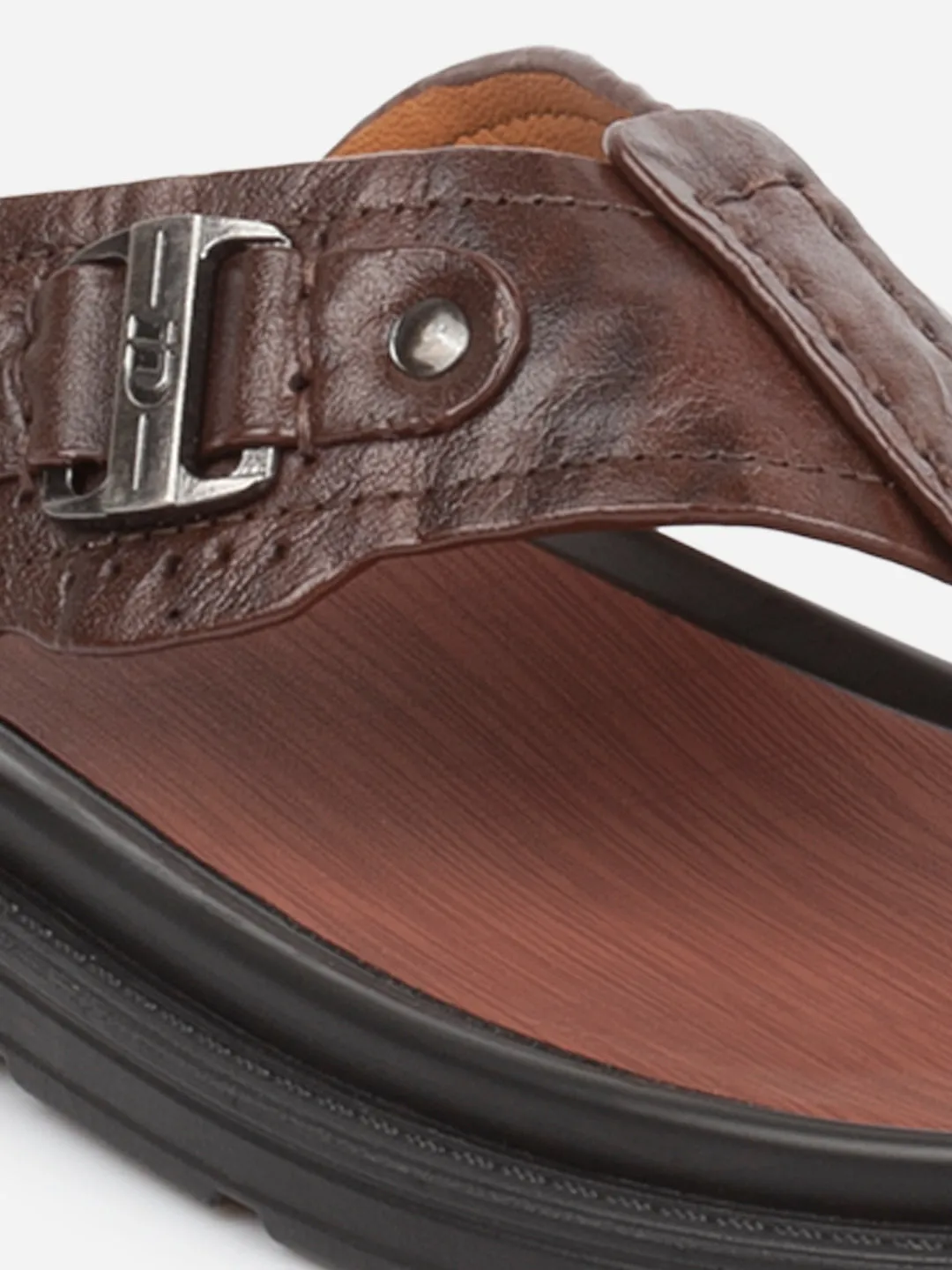 Men's Brown Thong Sandal (ID4241)