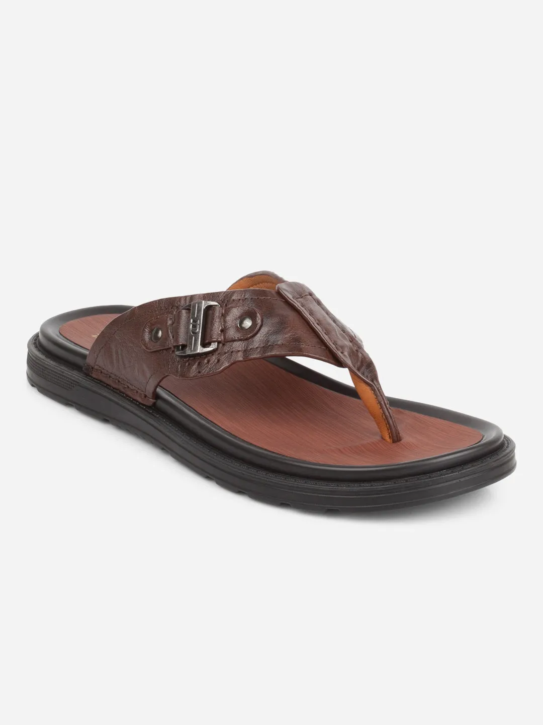 Men's Brown Thong Sandal (ID4241)