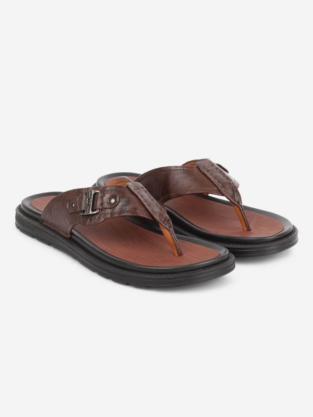 Men's Brown Thong Sandal (ID4241)
