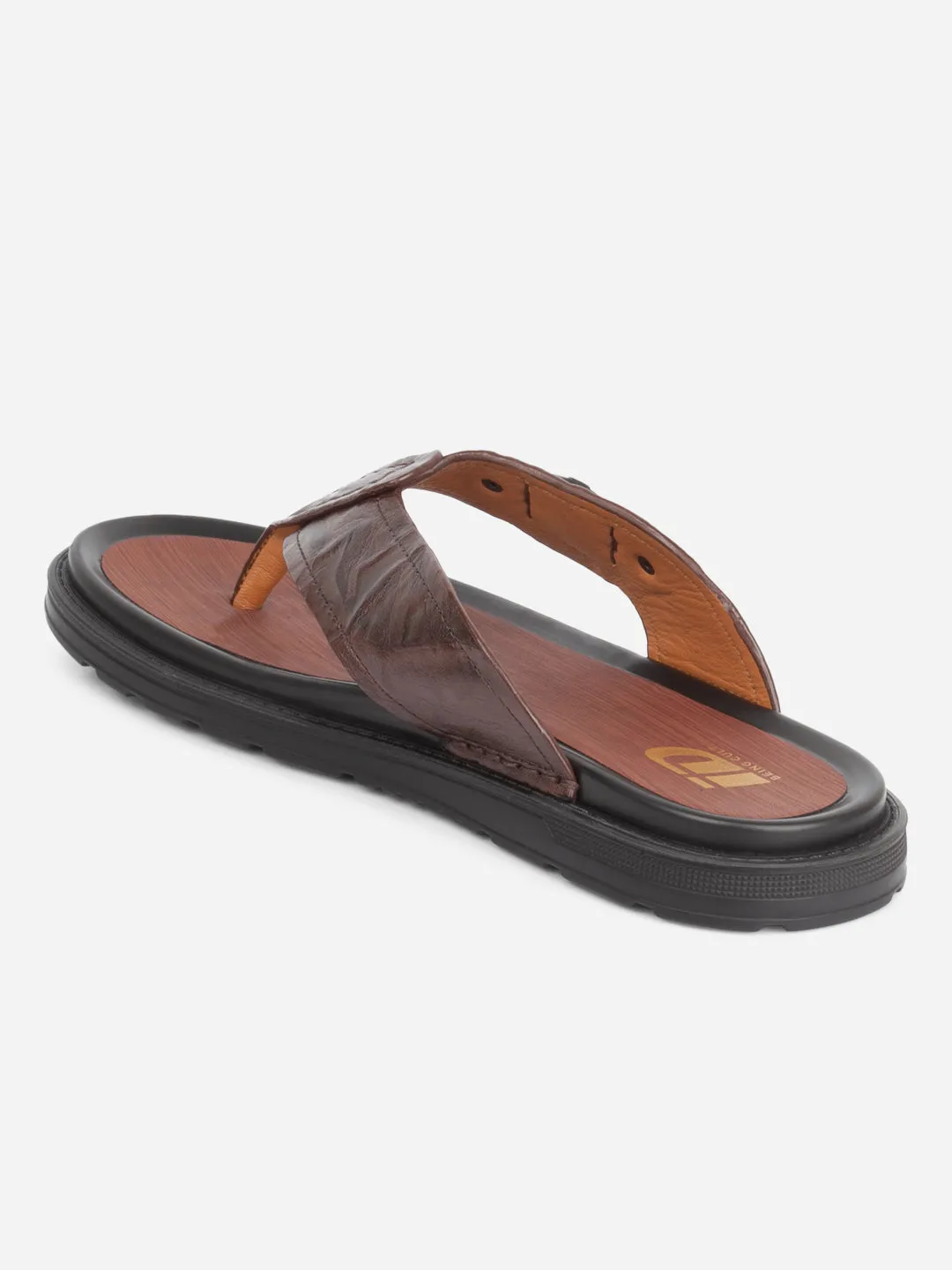 Men's Brown Thong Sandal (ID4241)