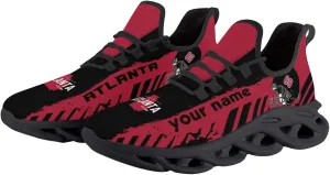 Men's Custom Football Flex Control Sneakers Personalized Breathable Fan Gift Name Number Workout Athletic Gym Slip-on Shoes