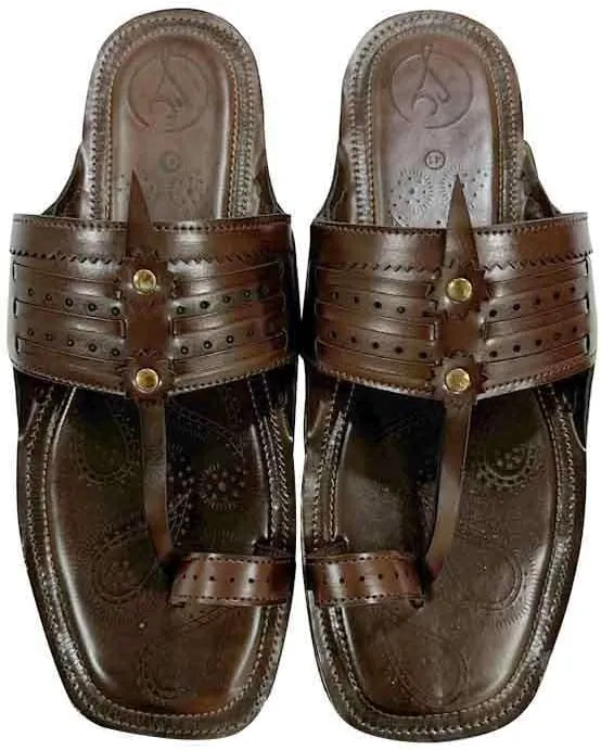 Men's Kolhapuri Chappals Ethnic Slippers For Men Traditional Kolhapuri Sandals Casual Flip Flops For Men