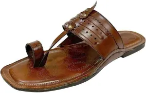 Men's Kolhapuri Chappals Ethnic Slippers For Men Traditional Kolhapuri Sandals Casual Flip Flops For Men