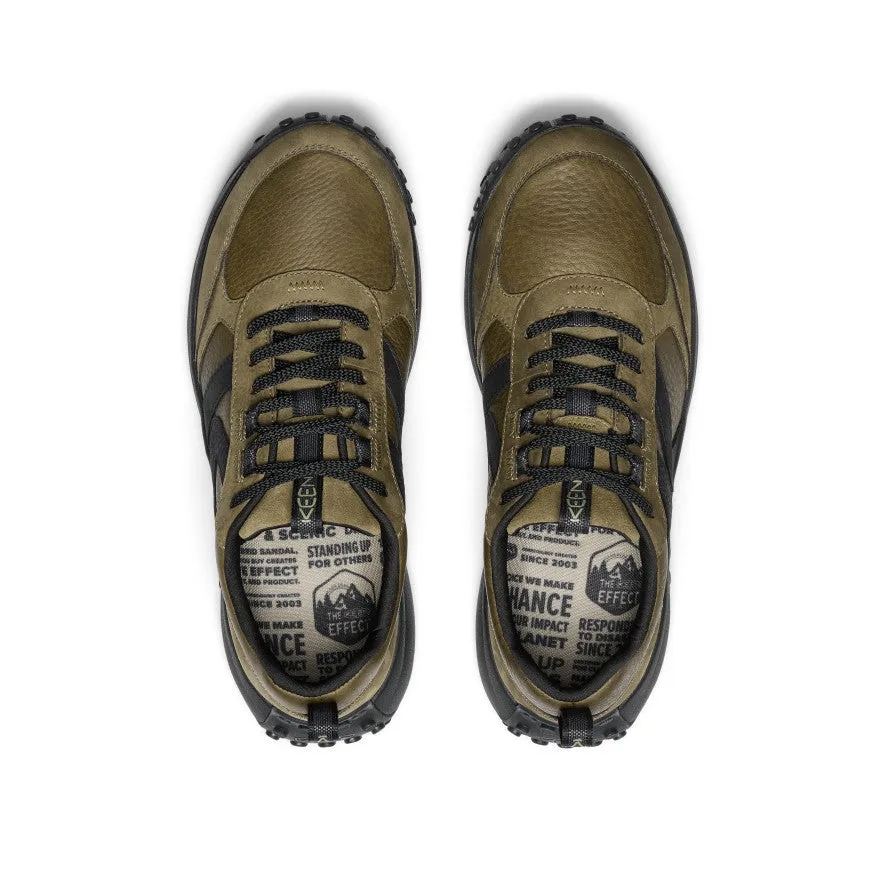 Men's KS86 Leather Sneaker - Dark Olive/Black