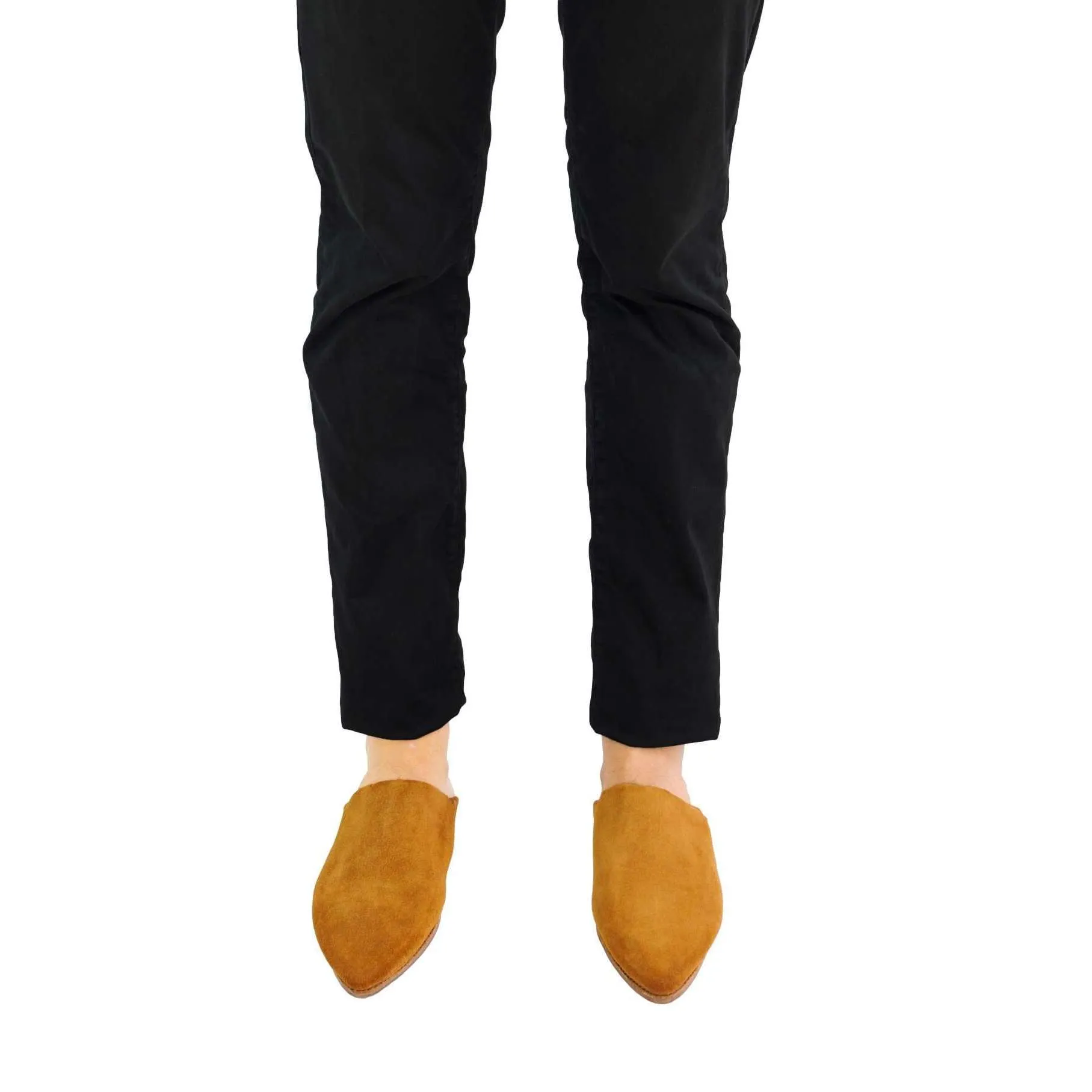 Men's Moroccan Slipper in Suede Camel