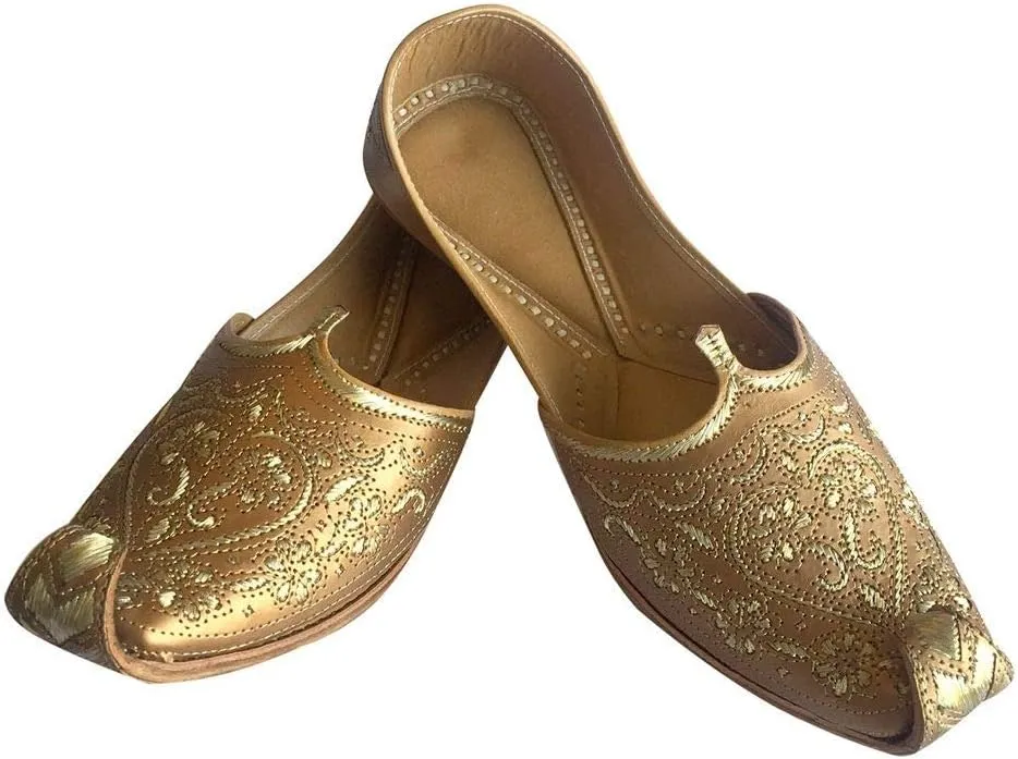 Mens Punjabi Jutti Sherwani Shoes Cream Cut Work Zari Khussa Shoes Beaded Footwear Bridal Slip on